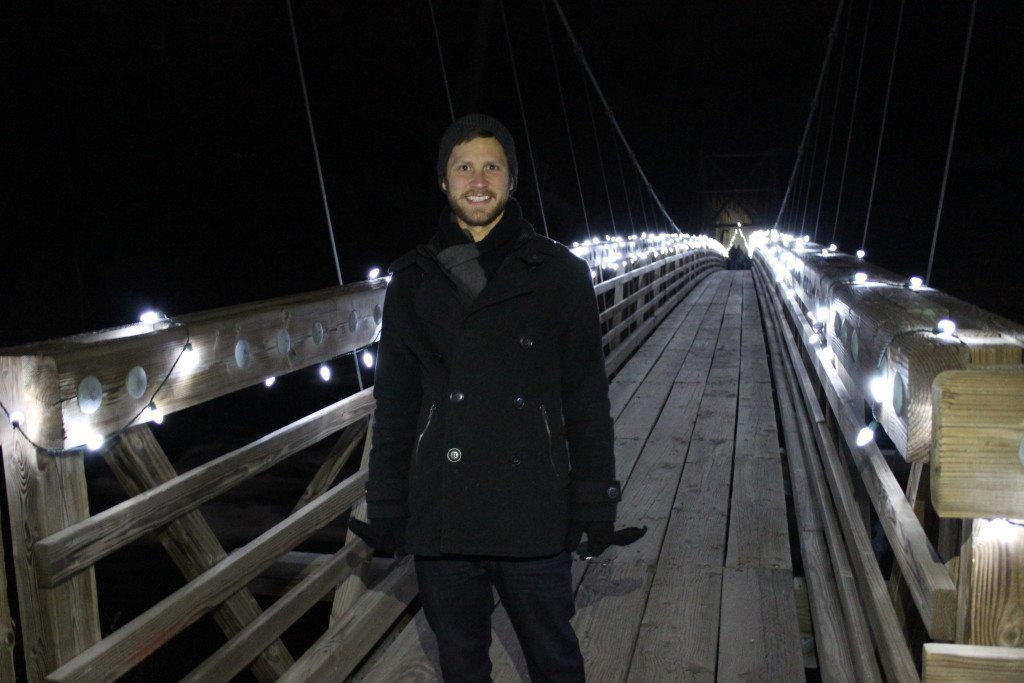 marc on bridge