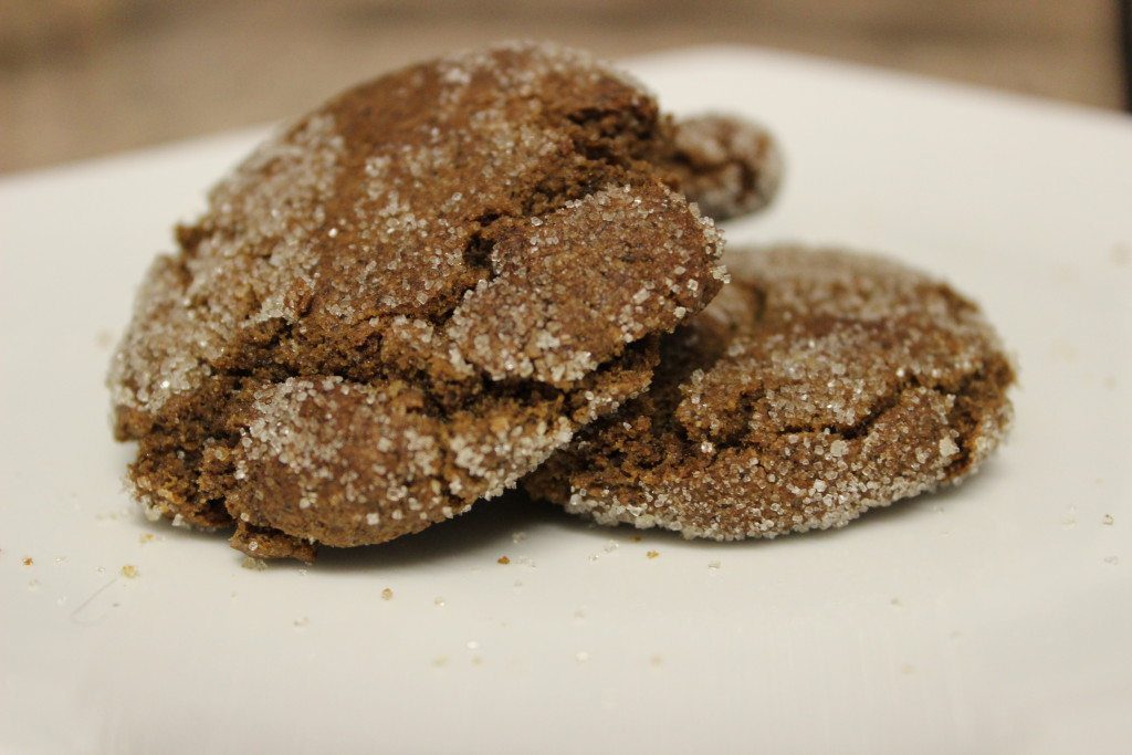 vegan and GF ginger molasses cookies