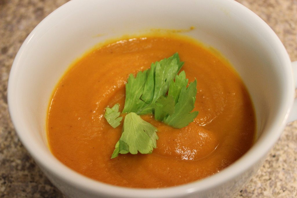 curried carrot ginger soup