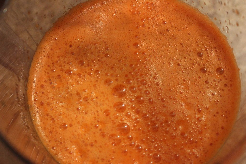 fresh carrot orange juice