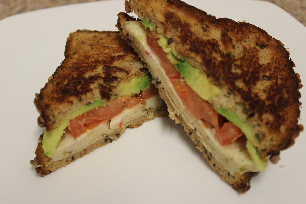pepperjack avocado tomato grilled cheese