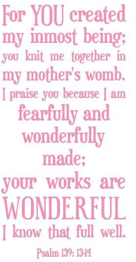 fearfully and wonderfully made
