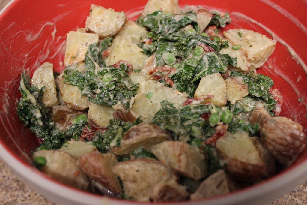 potato salad with kale