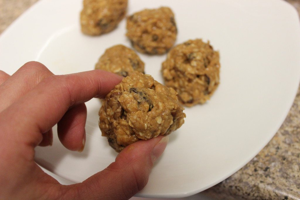 raw oatmeal cookie dough bites (sugar free)