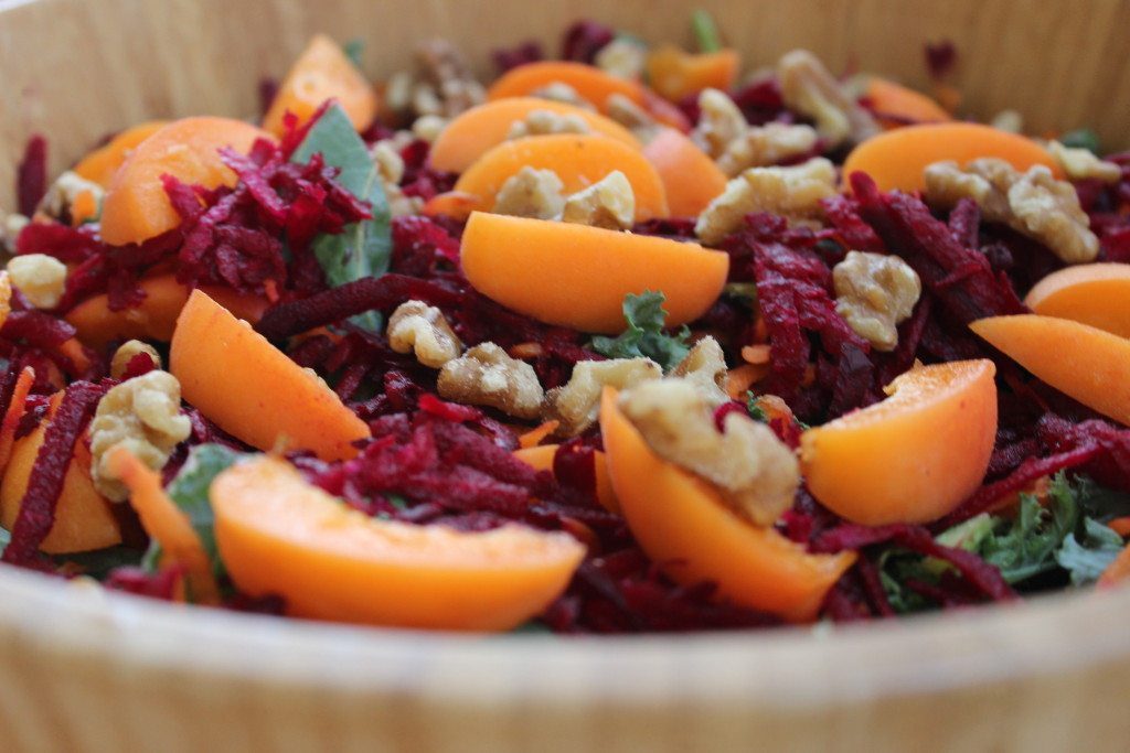 Apricot Beet Kale salad