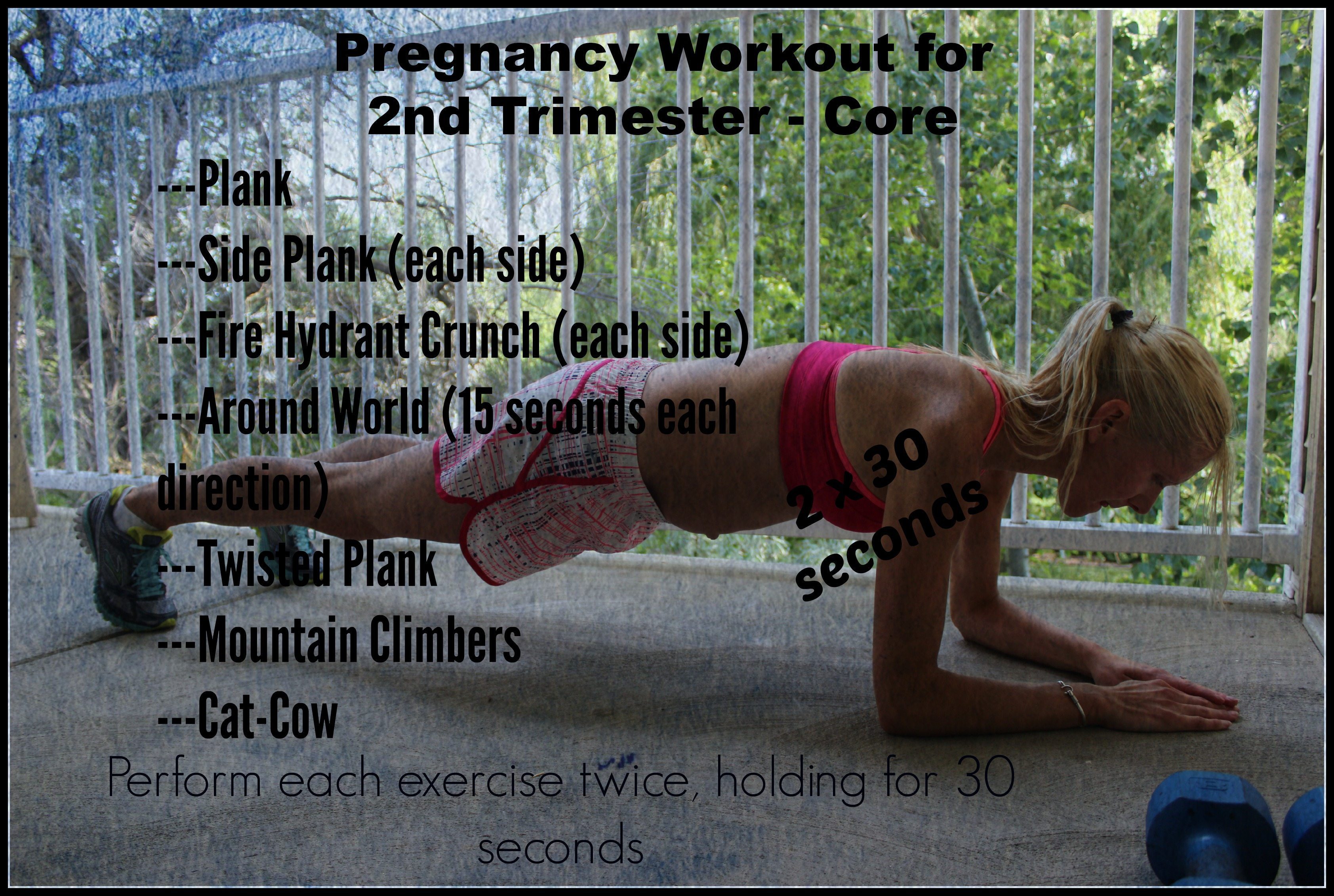Pregnancy Workout for 2nd Trimester - Core