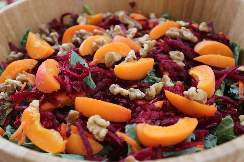 kale beet & apricot