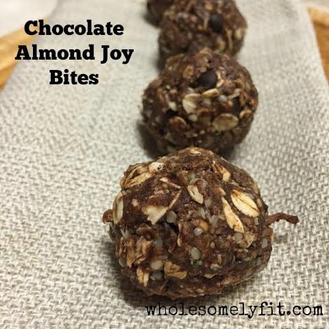 Chocolate Almond Joy Bites yum