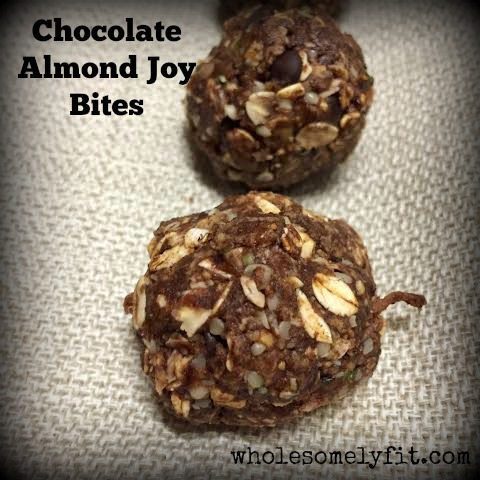 Chocolate Almond Joy Bites -yumminess