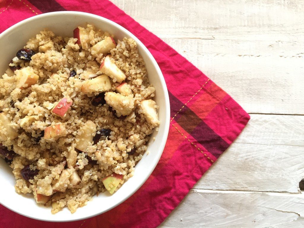 Apple Cranberry Quinoa Salad | Wholesomely Fit