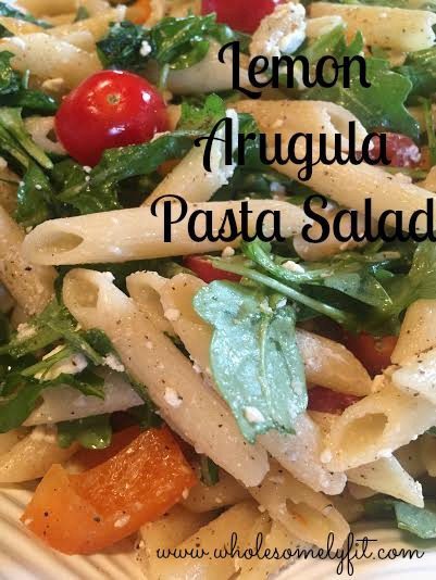Lemon Arugula Pasta Salad, yum