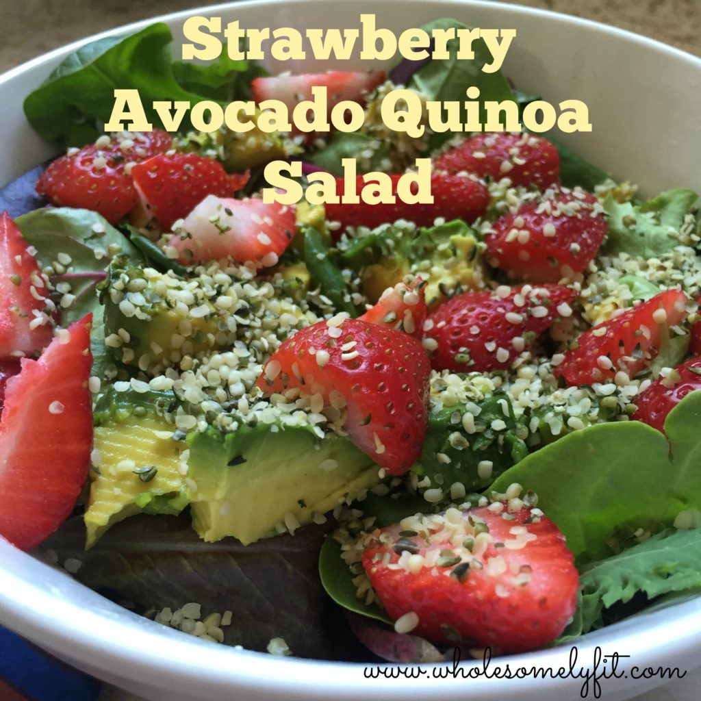 strawberry avocado quinoa salad