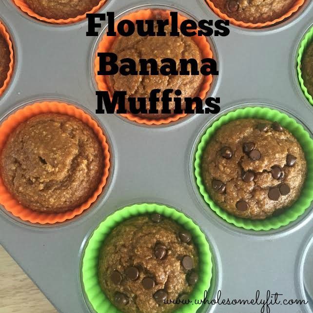 Flourless Banana Muffins, GF