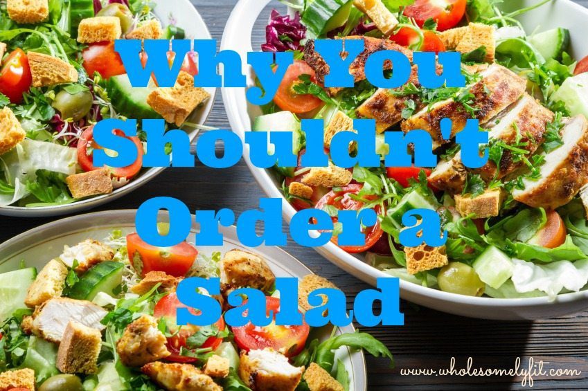 Closeup of three healthy salads with vegetables