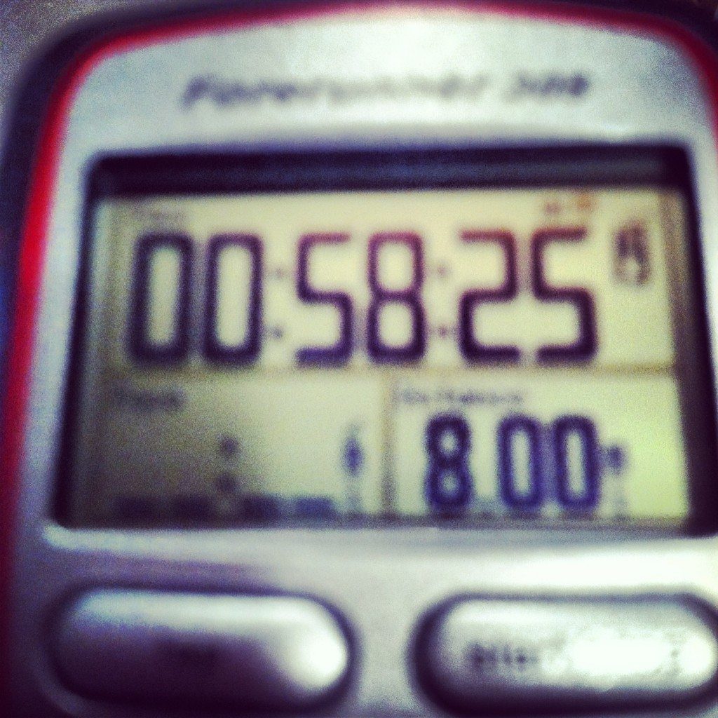 fastest 8 mile to date