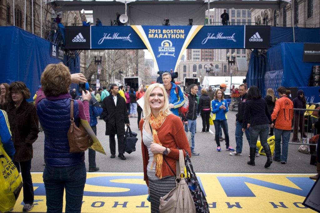 at finish 2 days before marathon