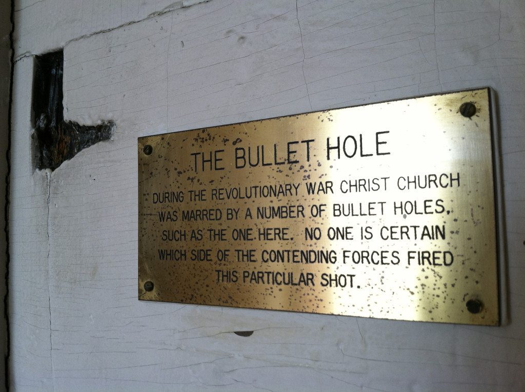 bullet hole in church 1