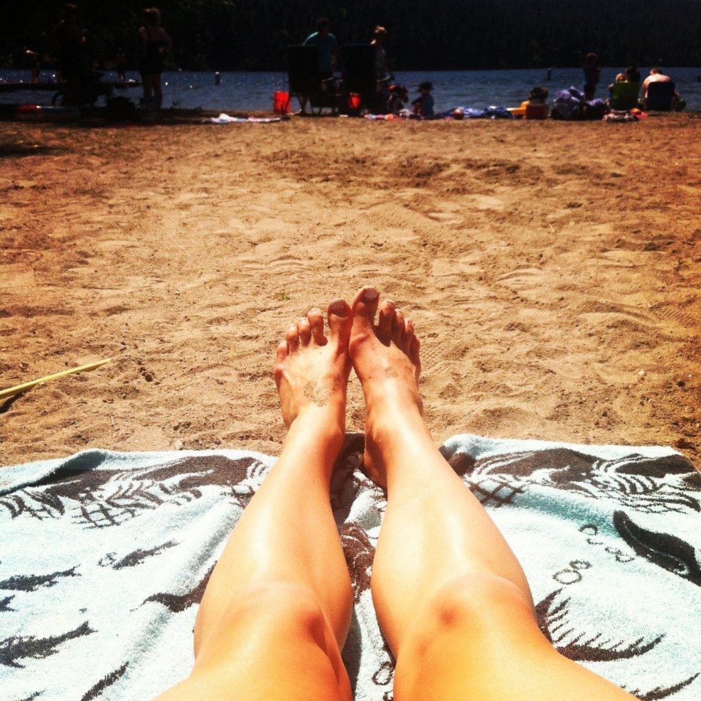 day at liberty lake beach