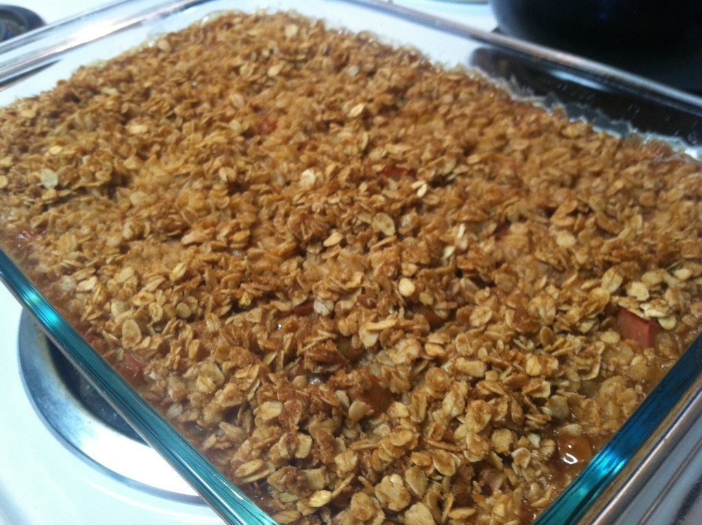 rhubarb crisp