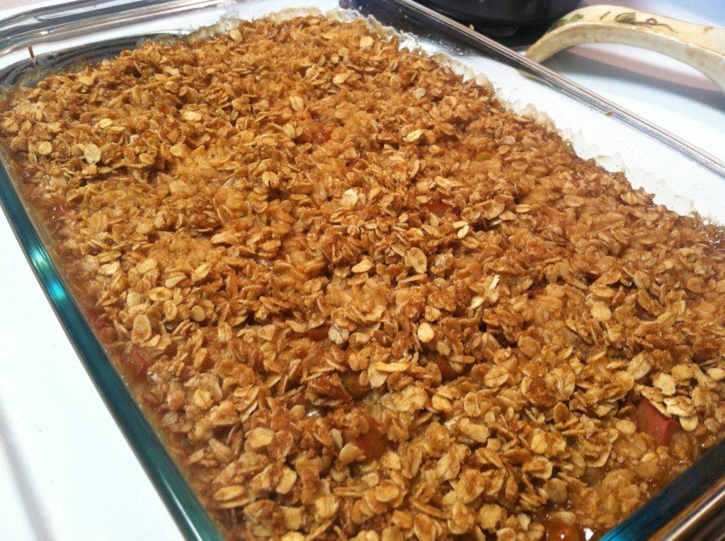 yummy rhurbarb crisp