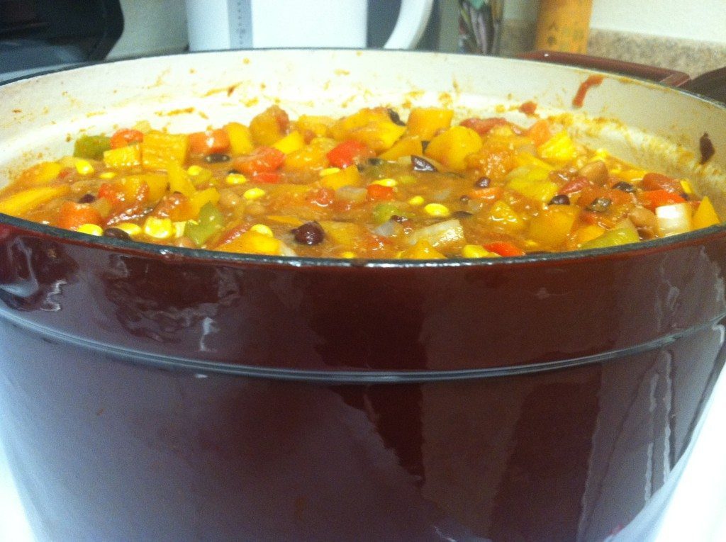 6 quarts of pumpkin chili