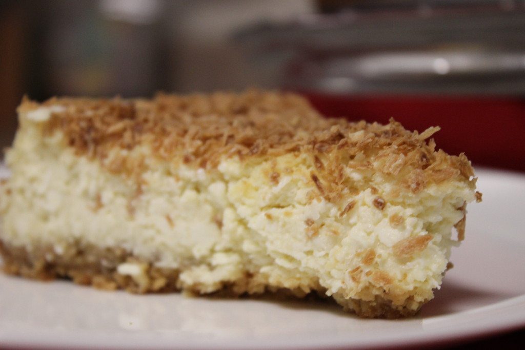 coconut cheesecake yummy yum
