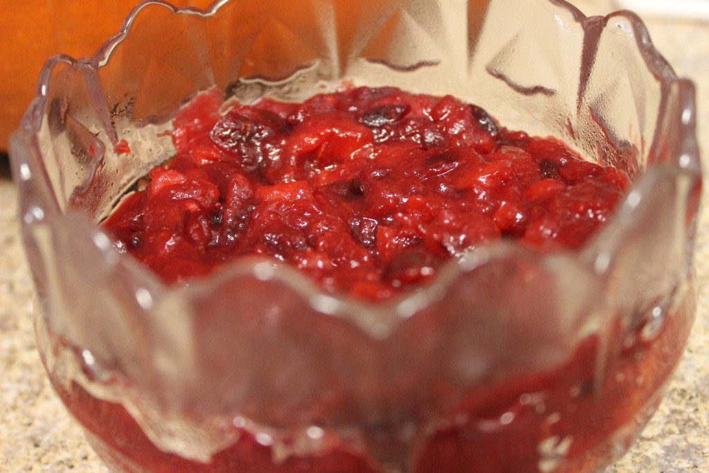 spiced cranberry sauce
