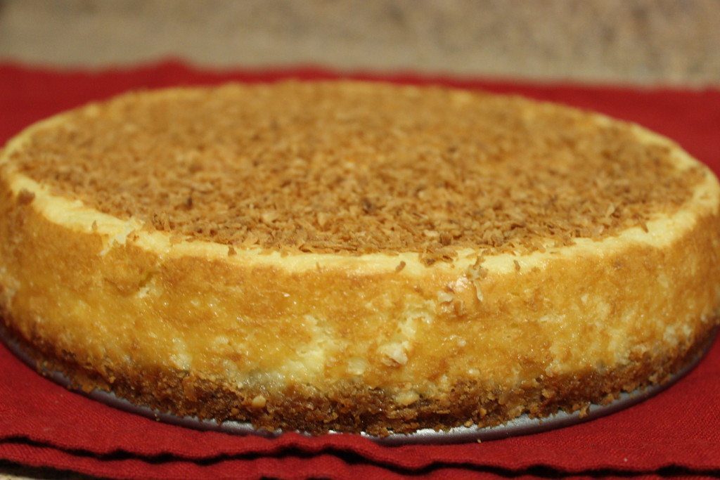 yummy coconut cheesecake