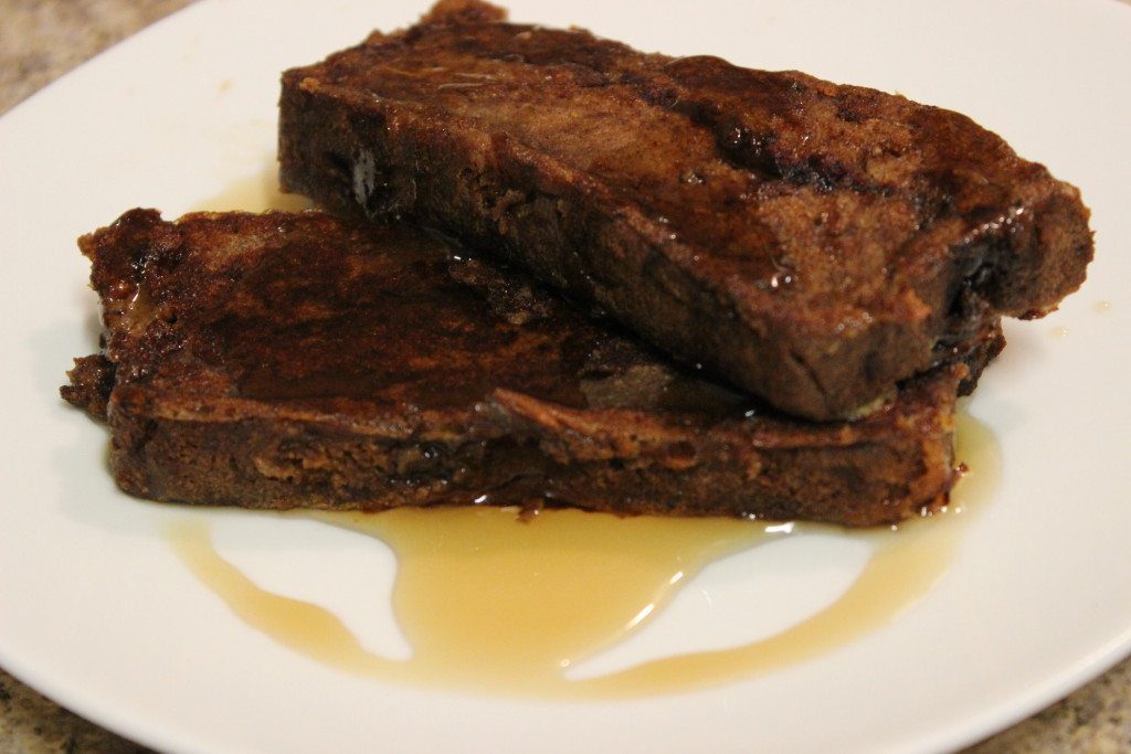 egg nog pumpkin cinnamon bread french toast