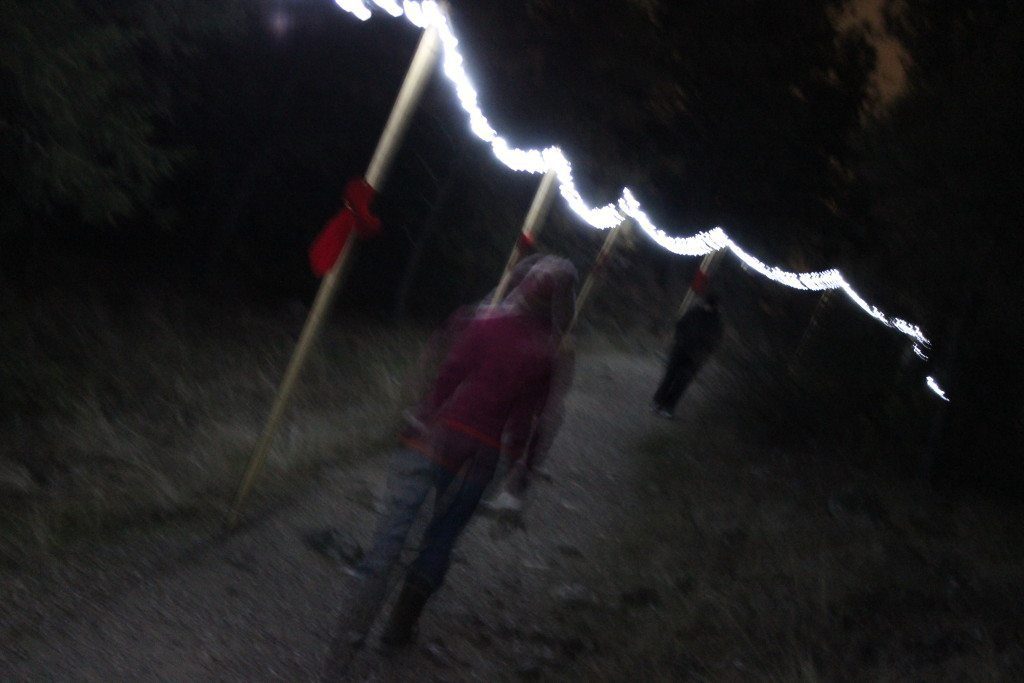 walking to bridge
