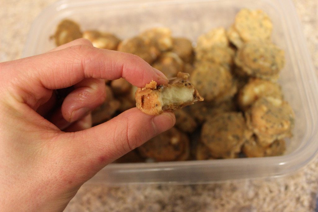 almond butter banana bites frozen