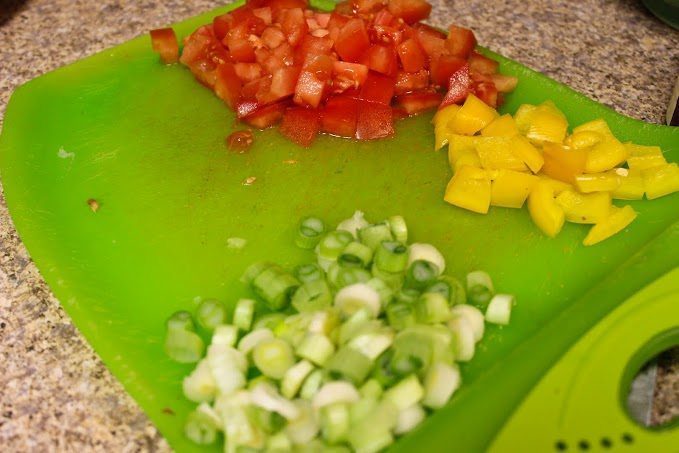 veggies for taco salad