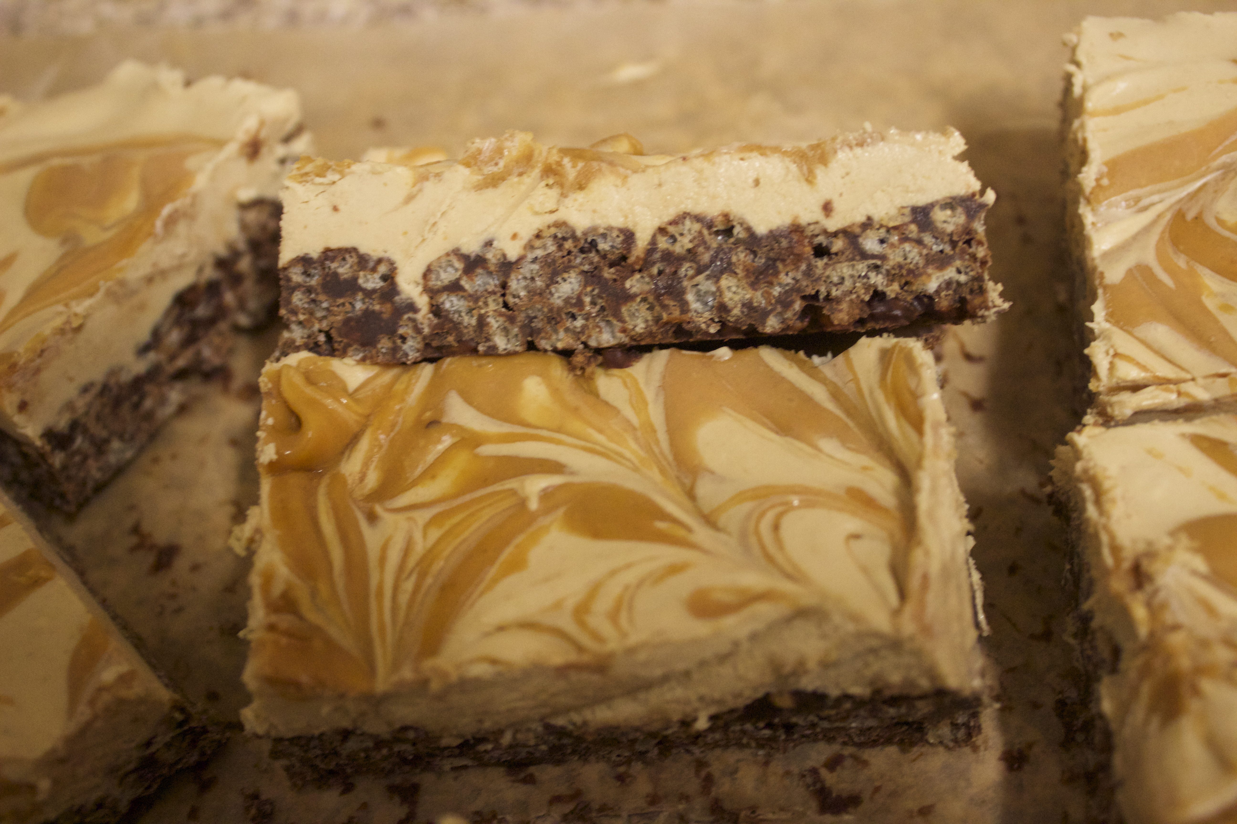 pb choc. cream cheese krispies