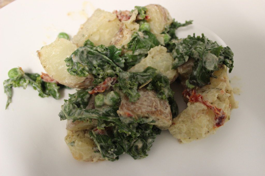 Kale Potato Salad yogurt dressing