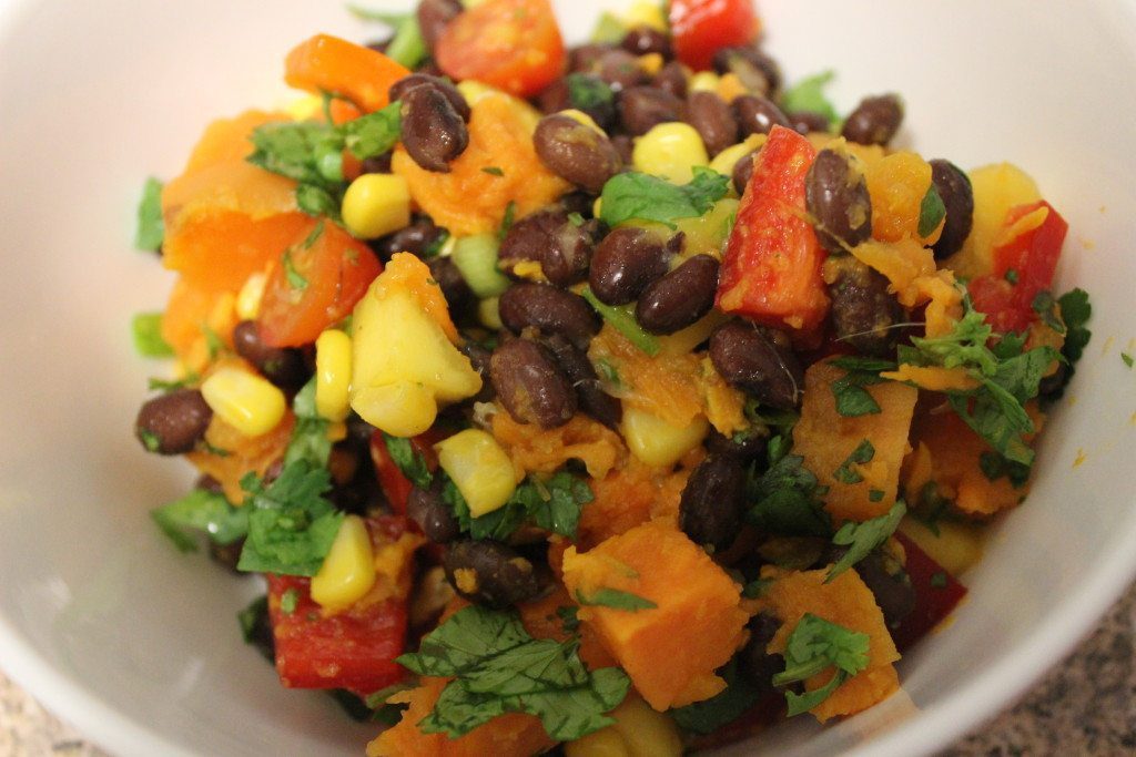 Sweet Potato Cilantro Lime Salad