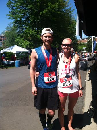 marc & I finished
