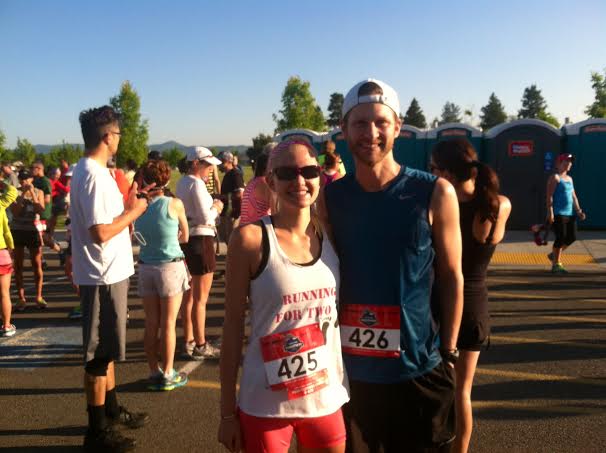 marc and I before race
