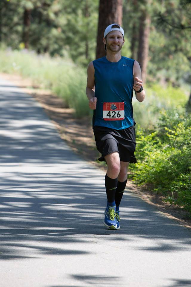 marc running first marathon