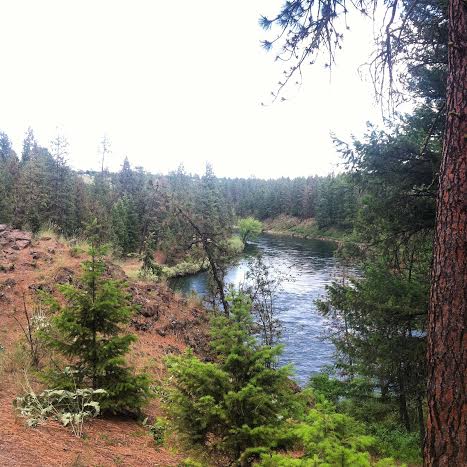 spokane river at riverside state park