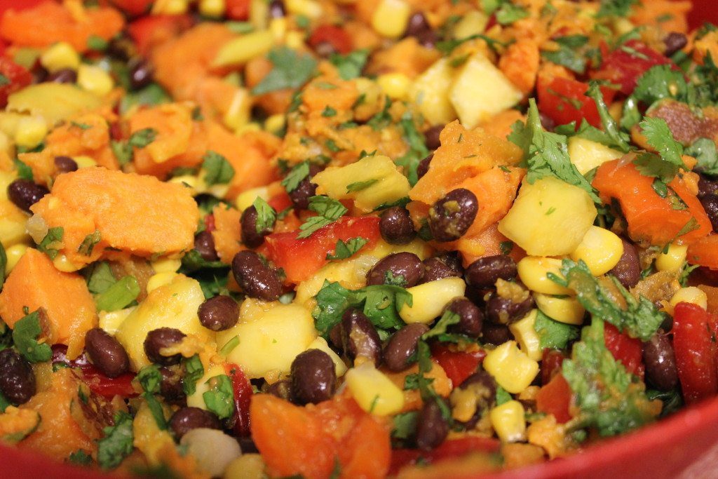 sweet potato veggie salad