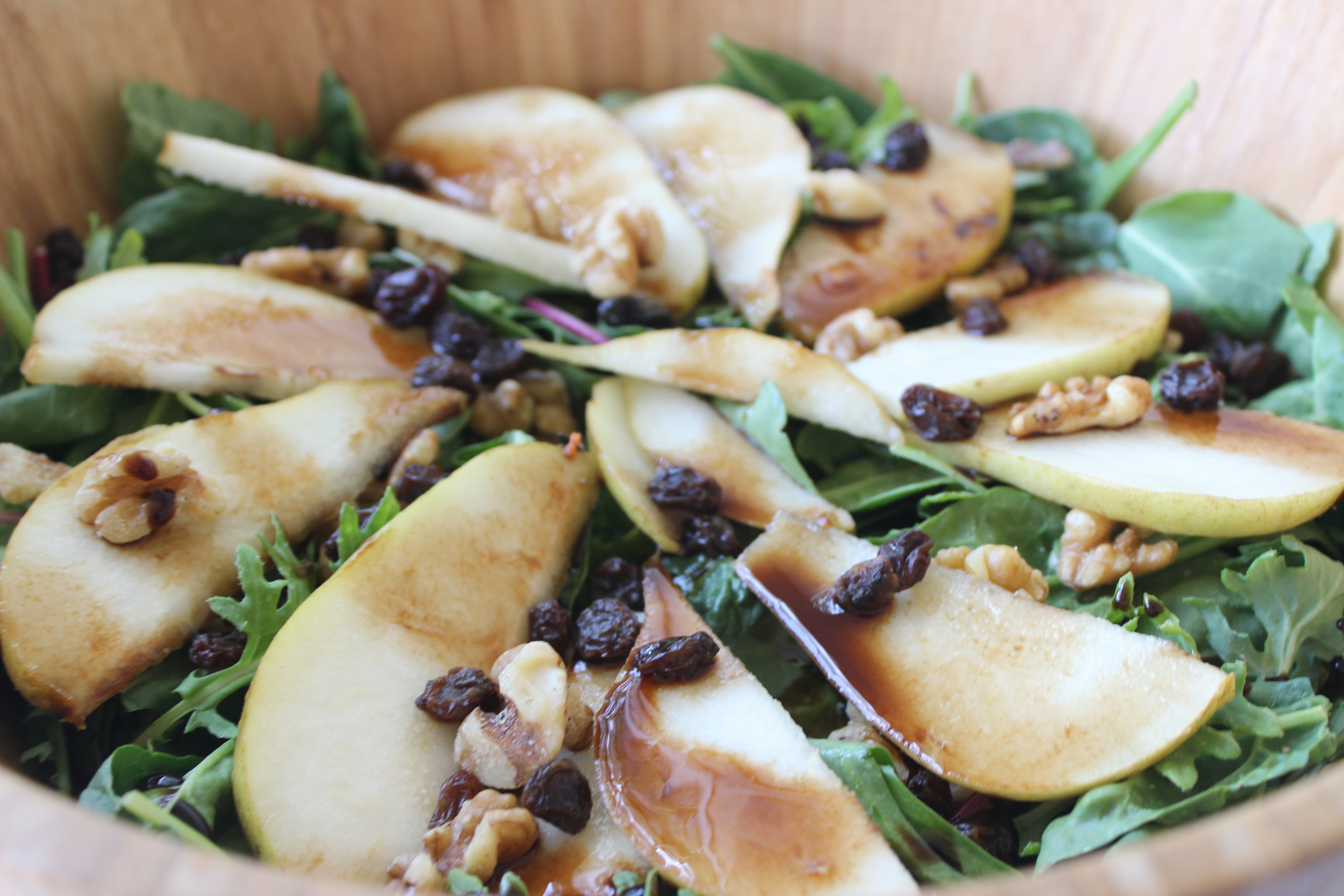 Pear Walnut Power Greens
