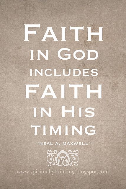 faith in god