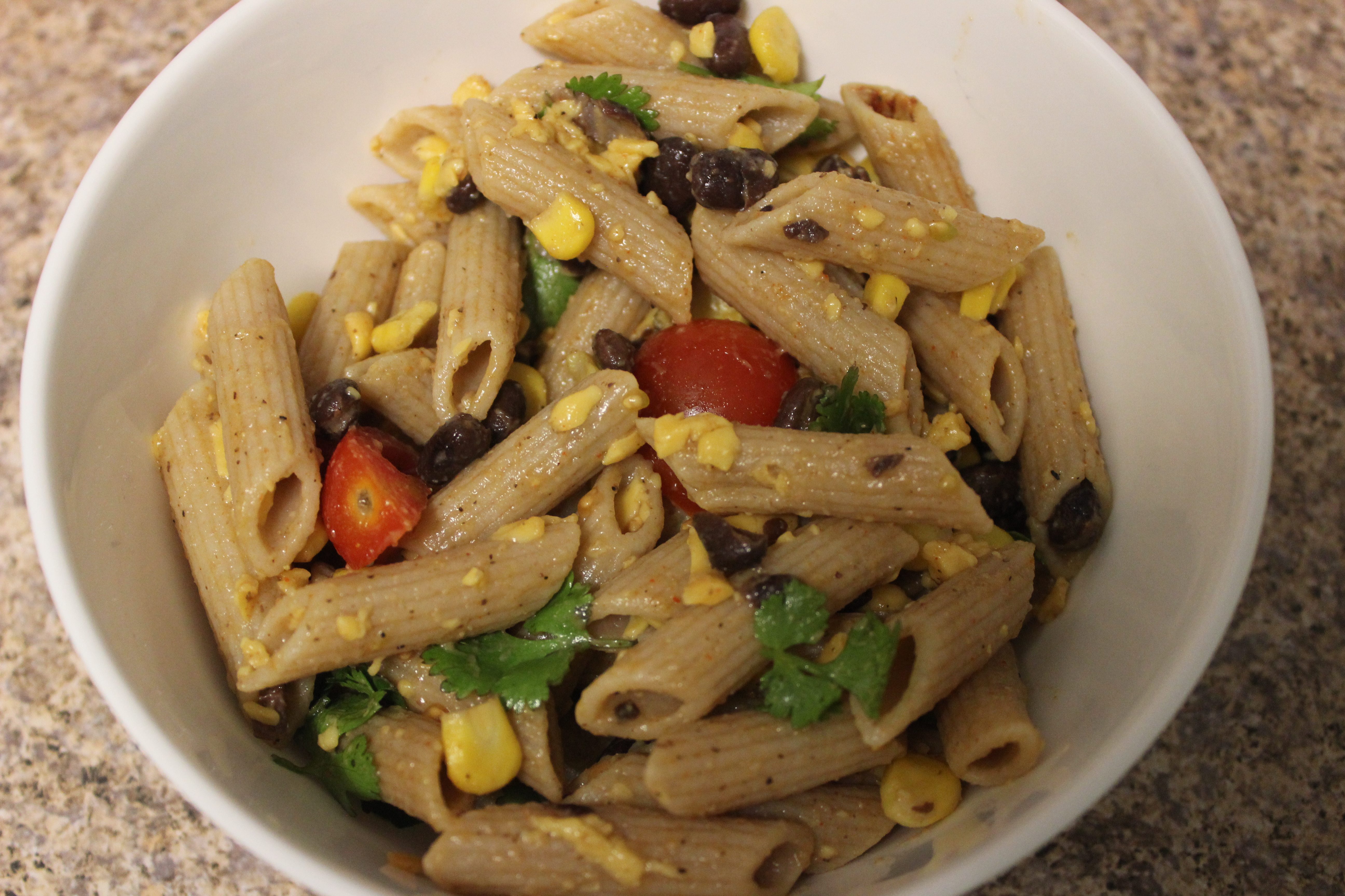 Bowl of Mexican Pasta Salad