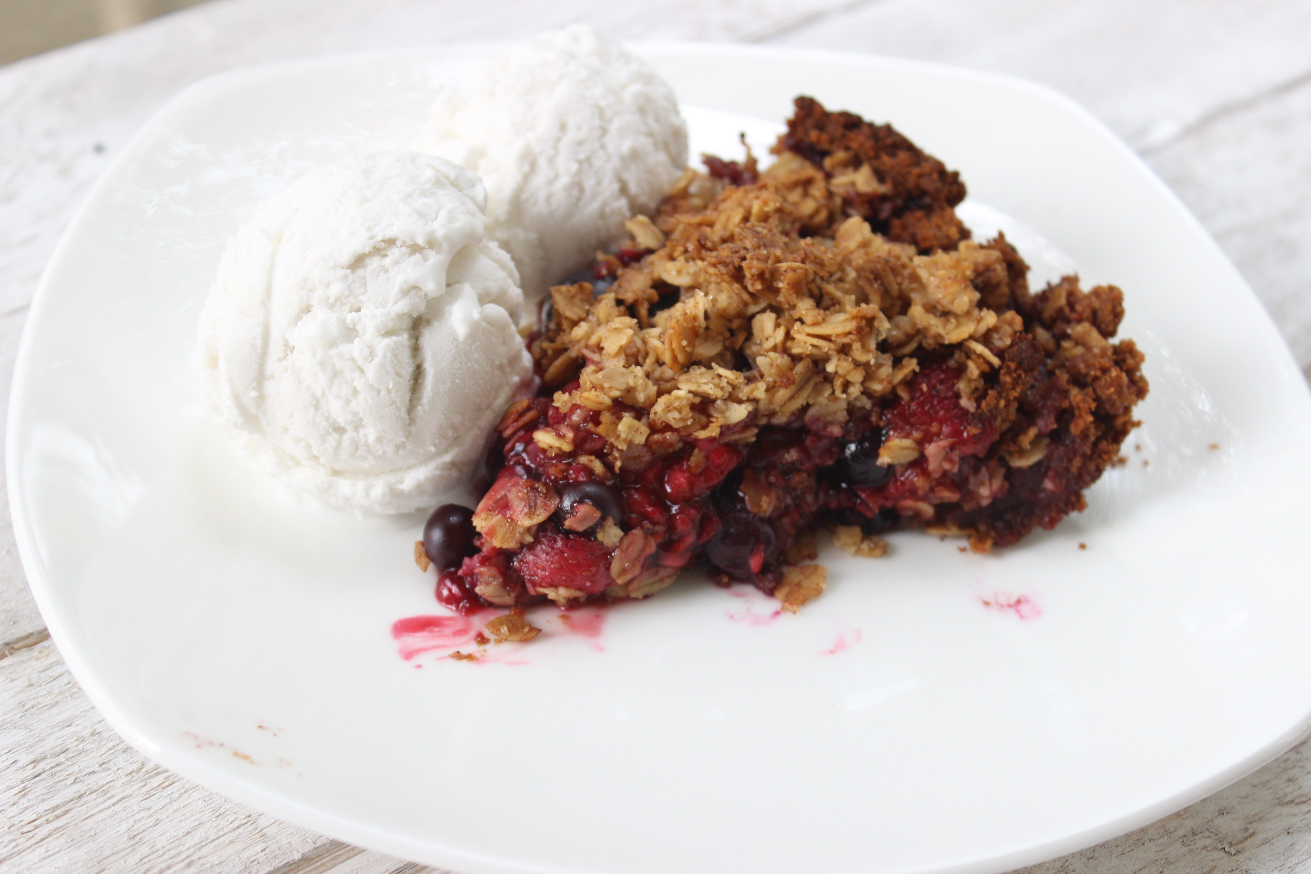 triple berry pie vegan, GF yum