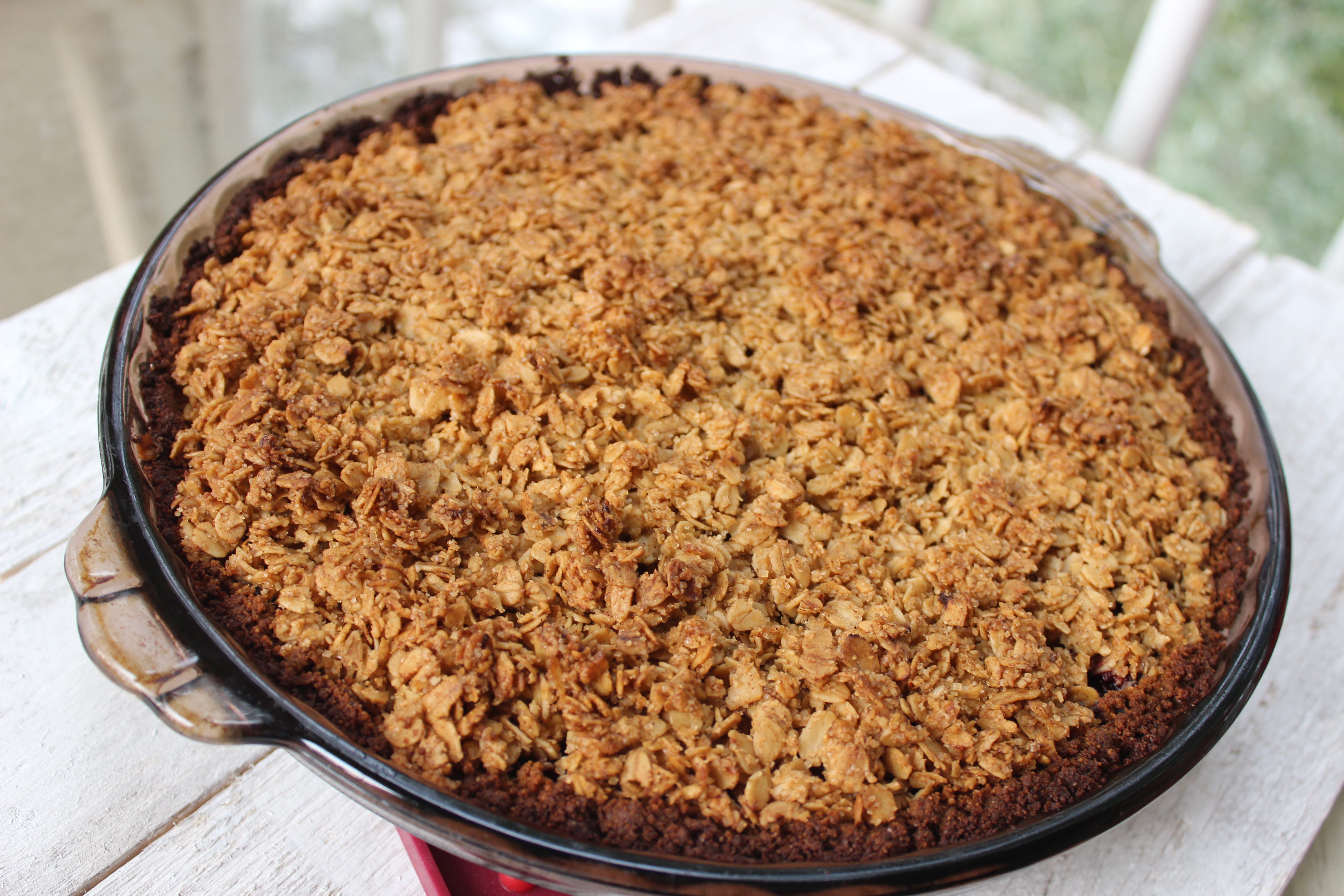 vegan triple berry pie whole
