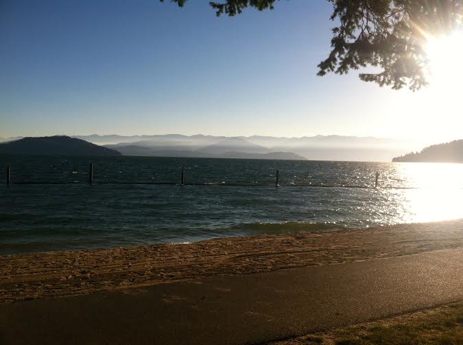 beautiful morning at city beach
