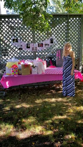 me next to gift table