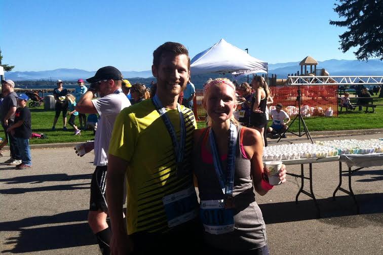 race finish with my man