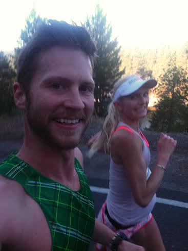 running running selfie