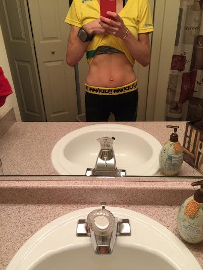2weeks postpartum abs